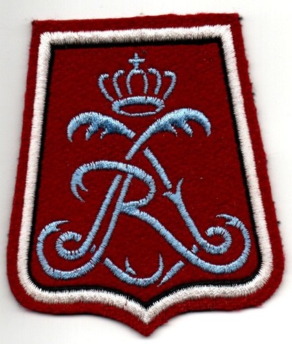 Embroidered patch sabretache - embroidered, "sabretache"