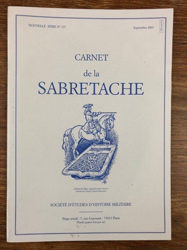 Carnet sabretache 157 - carnet, de