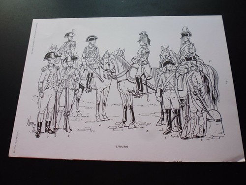 Engraving sabretache - engraving, b/w