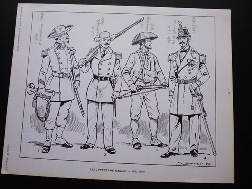 Engraving uniforms - engraving, b/w