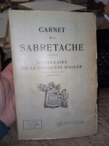 Sabretache centennial notebook - sabretache,
