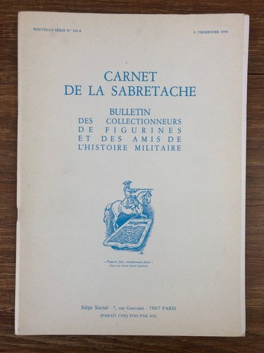 Carnet sabretache 103 - carnet, la